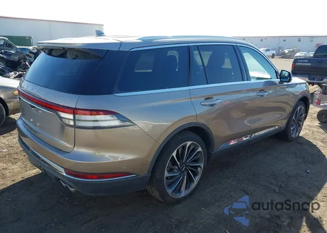 2020 Lincoln Aviator Reserve из США, поврежденный, VIN 5LM5J7XCXLGL09815